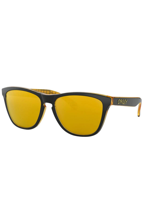 Oakley Frogskins Sunglasses Men's Polarized Lifestyle Authentic Eyewear -  Matte Black/Black Iridium/One Size Fits All