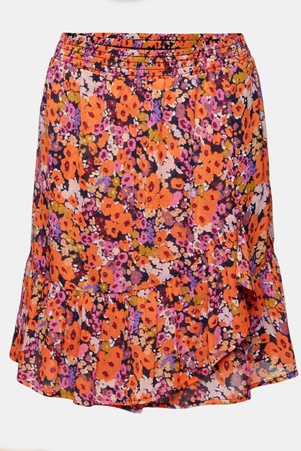 Esprit Floral Skirt with Flounce Hem – BK's Brand Name Clothing