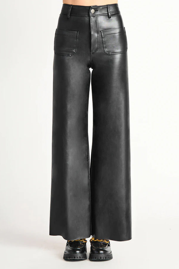 1822502 DEX High Waisted Faux Leather Legging