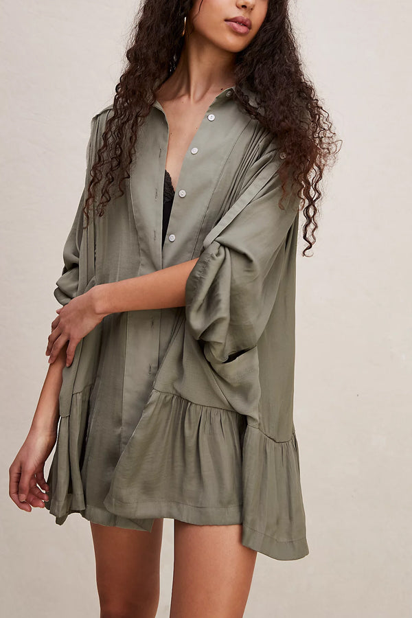 Free People Moonstruck Shirt Dress