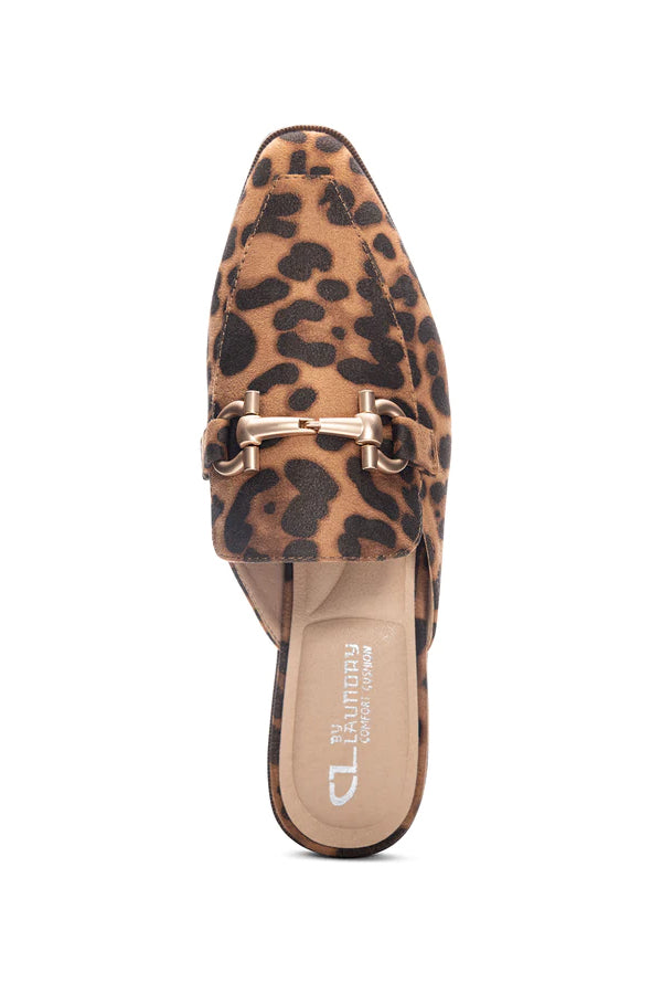 Chinese laundry best sale leopard mules