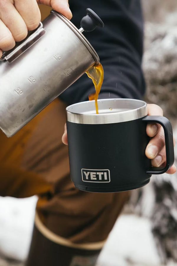 Yeti rambler 14 oz mug sales with lid