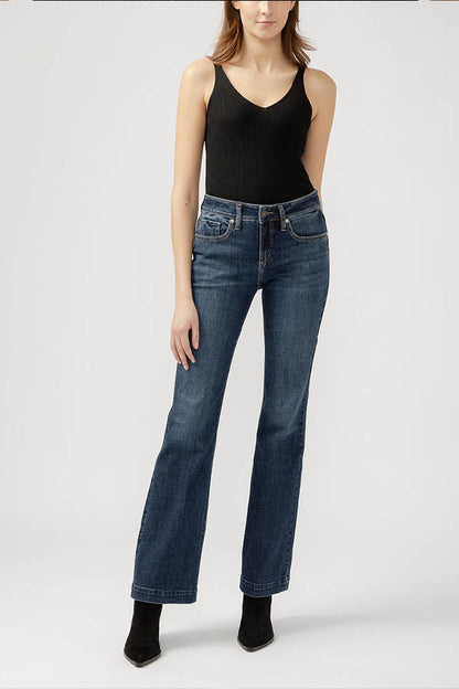 Silver Suki Mid Rise Bootcut Jeans