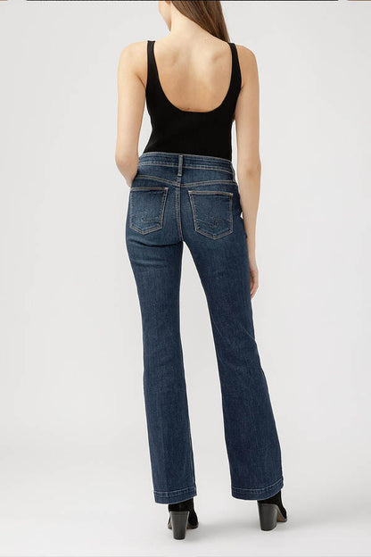 Silver Suki Mid Rise Bootcut Jeans