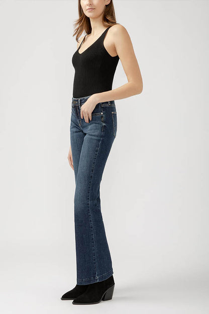 Silver Suki Mid Rise Bootcut Jeans