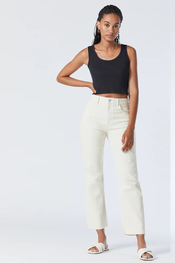 White store straight jeans