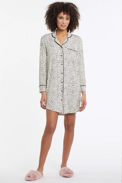 Tribal Printed Jersey Nightshirt