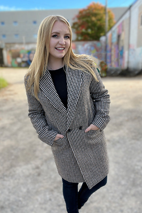 RD Style Notch Collar Coat BK s Brand Name Clothing
