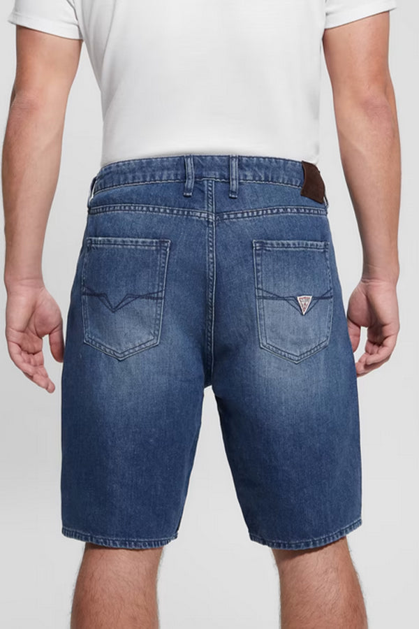 Guess jeans shorts sales mens