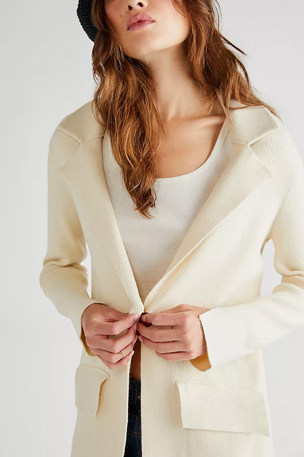 Sweatshirt blazer womens deals