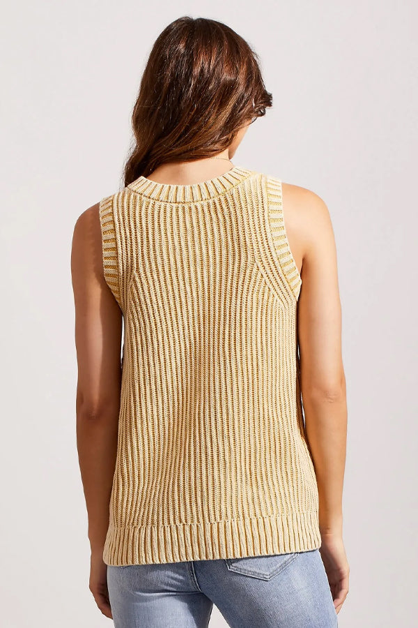 Knit top sweater tank