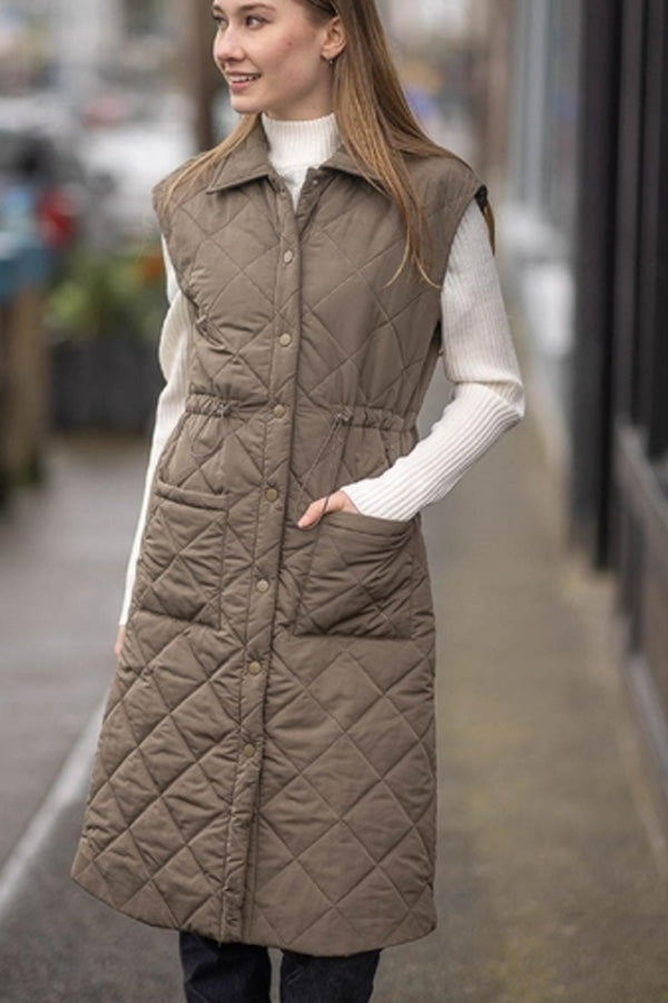 Papillon Long Quilted Vest – BK's Brand Name Clothing